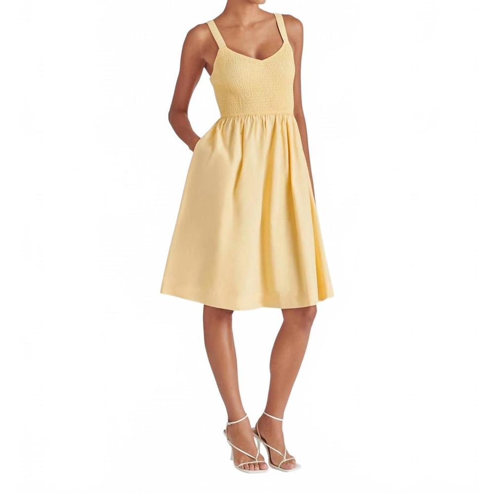 NEW STEVE MADDEN fleur dress in golden glow - Picture 3 of 5